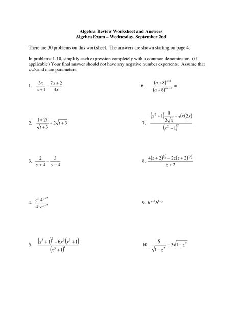 13 Best Images of Pre- Algebra With Pizzazz Worksheets - Simplifying